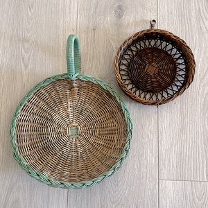 Bohemian / Rustic Basket Wall Hangings